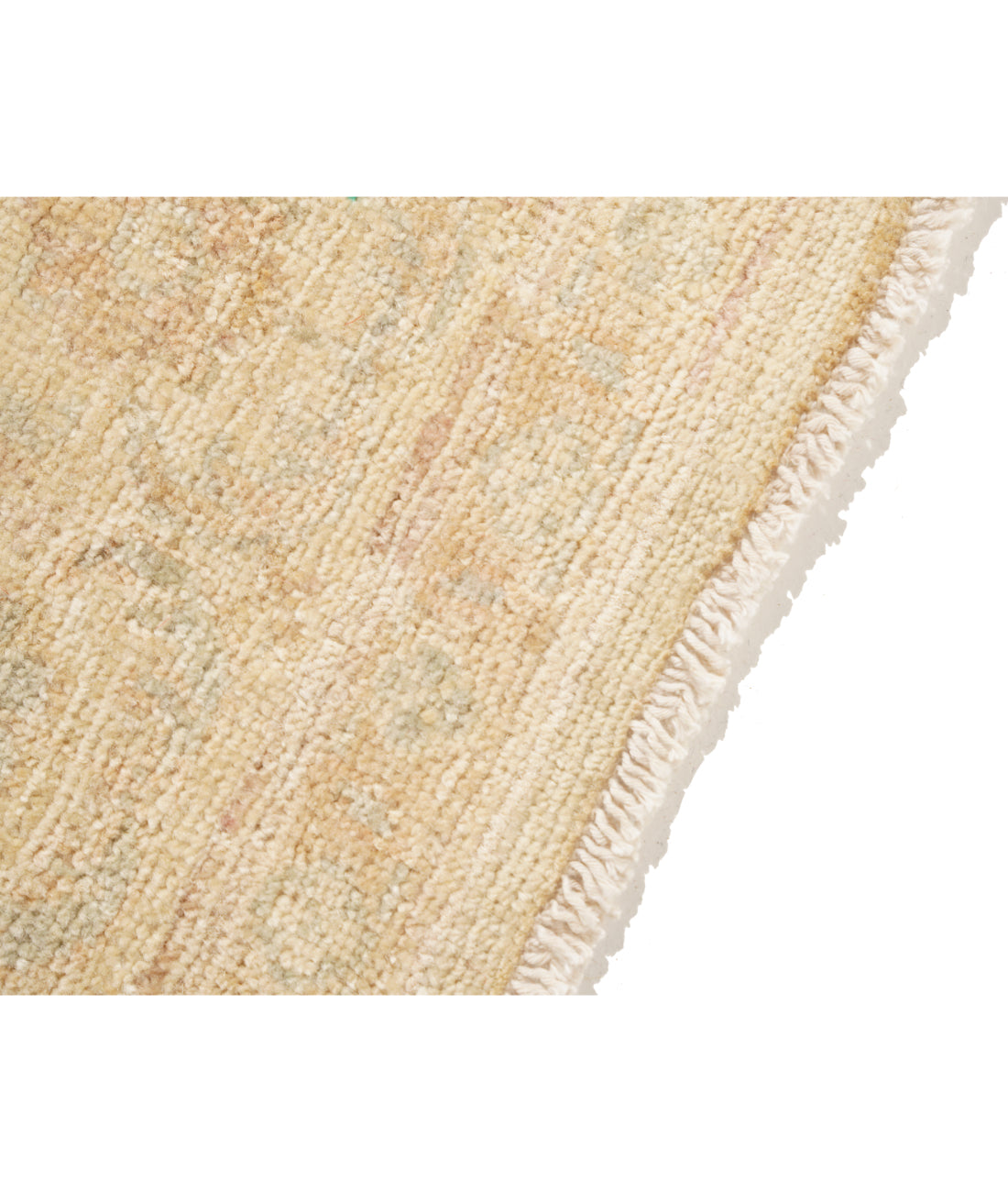 Serenity 3' 11" X 19' 2" Hand-Knotted Wool Rug 3' 11" X 19' 2" (119 X 584) / Grey / Ivory