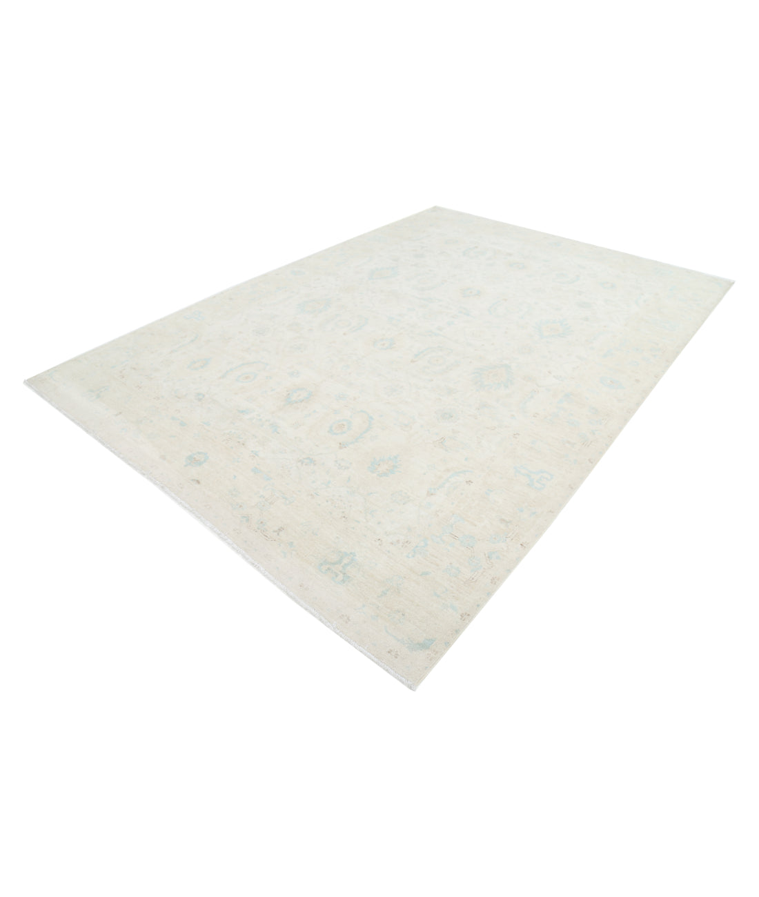 Serenity 7' 11" X 11' 2" Hand-Knotted Wool Rug 7' 11" X 11' 2" (241 X 340) / Ivory / Taupe