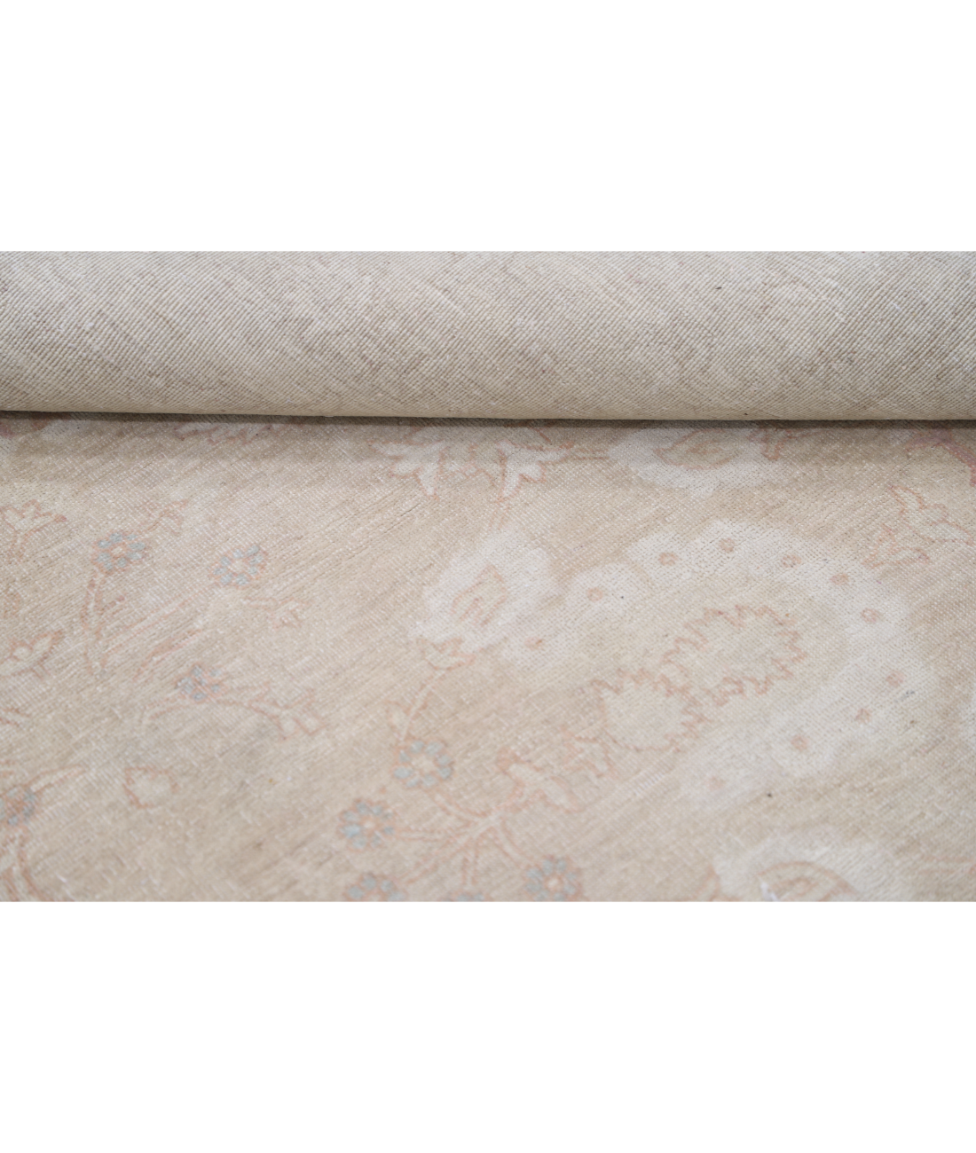Hand Knotted Serenity Wool Rug 6' 3" X 8' 6" 6' 3" X 8' 6" (191 X 259) / Brown / Ivory