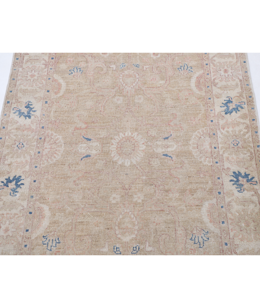 Hand Knotted Serenity Wool Rug 3' 0" X 4' 8" 3' 0" X 4' 8" (91 X 142) / Brown / Ivory