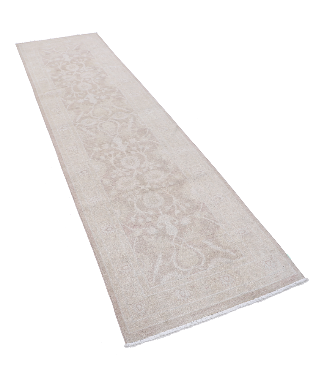 Hand Knotted Serenity Wool Rug 2' 9" X 9' 11" 2' 9" X 9' 11" (84 X 302) / Brown / Brown