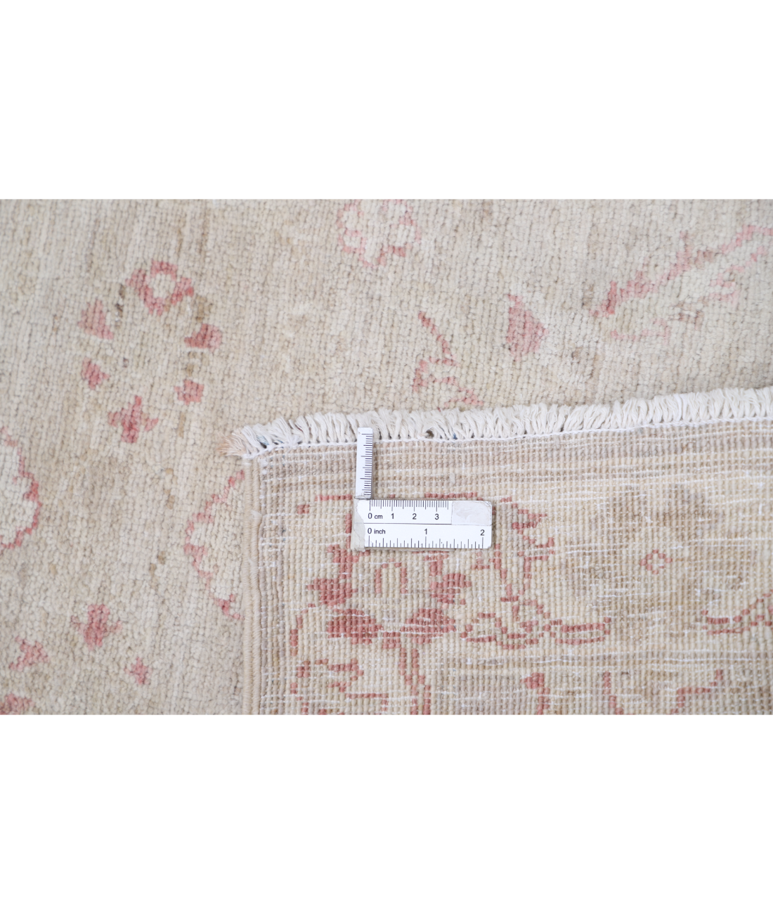 Hand Knotted Serenity Wool Rug 2' 0" X 3' 1" 2' 0" X 3' 1" (61 X 94) / Ivory / Pink