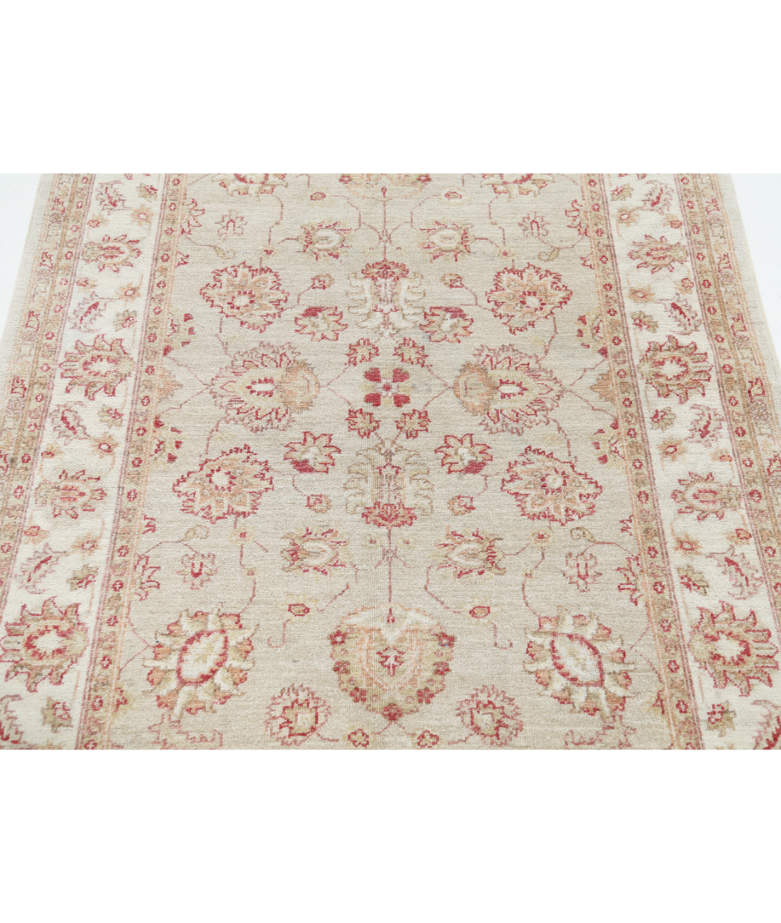 Hand Knotted Serenity Wool Rug 3' 10" X 5' 5" 3' 10" X 5' 5" (117 X 165) / Ivory / Ivory