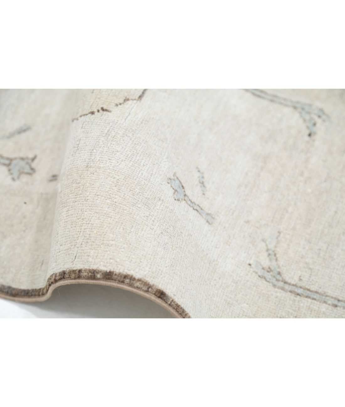 Hand Knotted Serenity Wool Rug 8' 10" X 11' 9" 8' 10" X 11' 9" (269 X 358) / Ivory / Pink