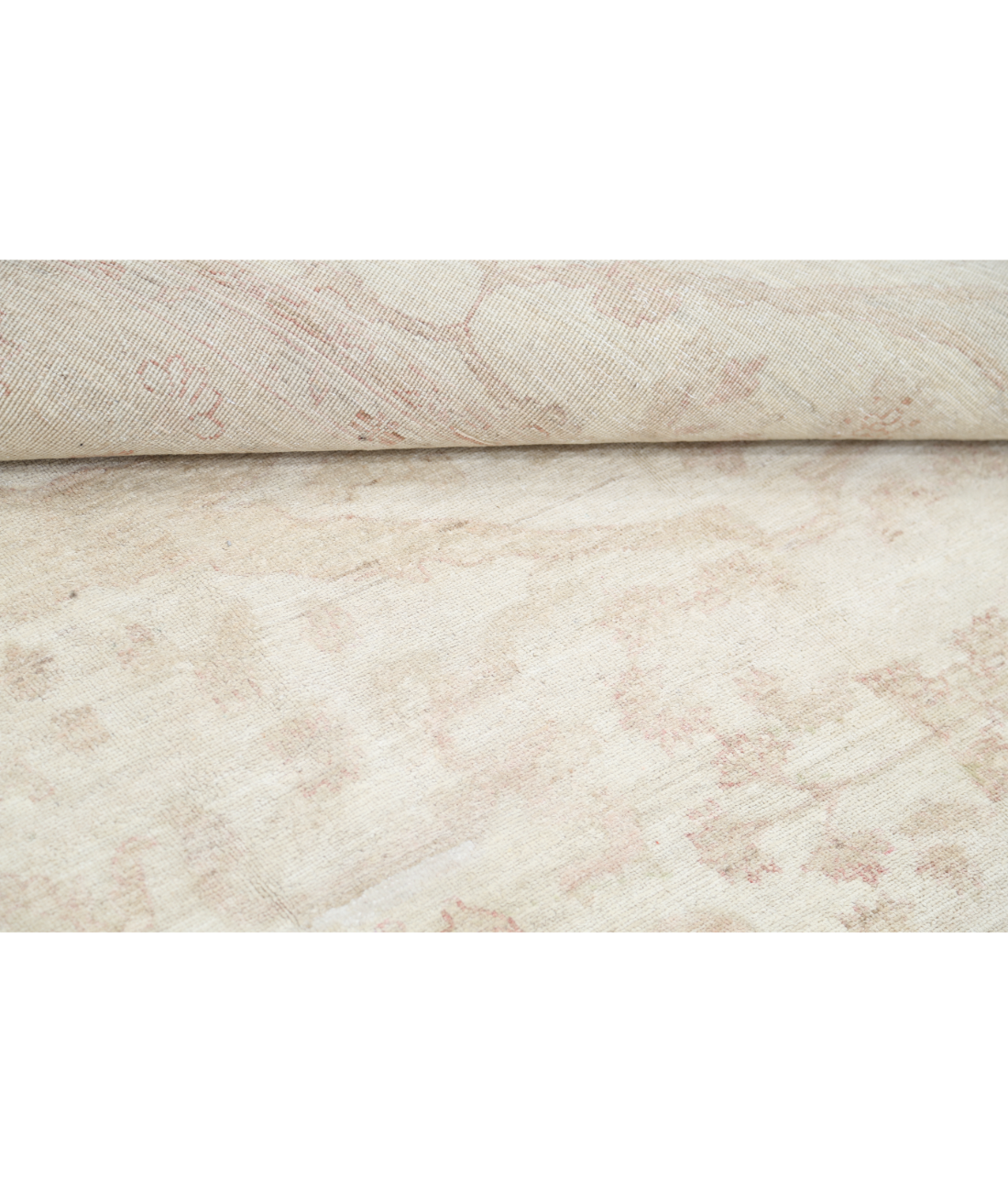 Hand Knotted Serenity Wool Rug 9' 1" X 11' 11" 9' 1" X 11' 11" (277 X 363) / Beige / Pink