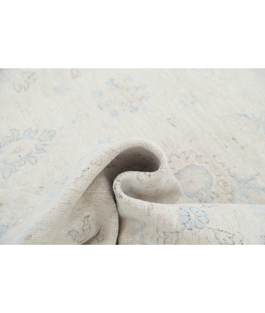 Hand Knotted Serenity Wool Rug 8' 11" X 11' 4" 8' 11" X 11' 4" (272 X 345) / Ivory / Ivory
