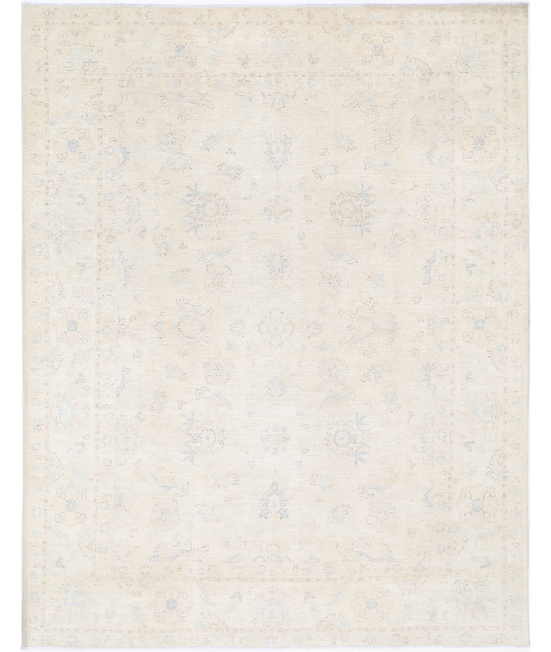 Hand Knotted Serenity Wool Rug 8' 11" X 11' 4" 8' 11" X 11' 4" (272 X 345) / Ivory / Ivory