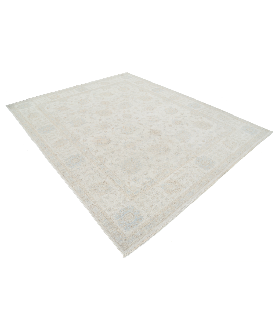Hand Knotted Serenity Wool Rug 7' 9" X 9' 8" 7' 9" X 9' 8" (236 X 295) / Ivory / Ivory