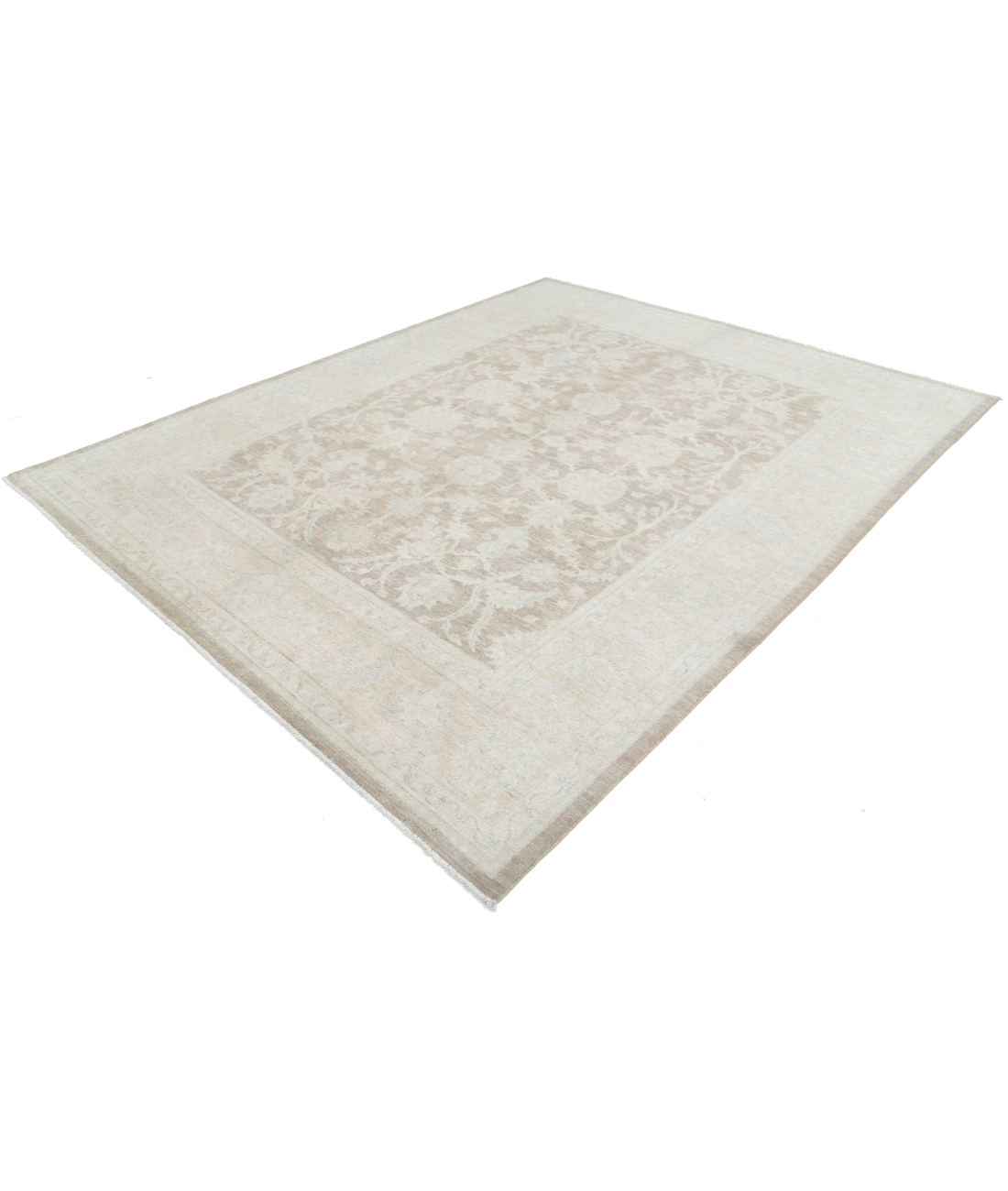 Hand Knotted Serenity Wool Rug 8' 0" X 10' 0" 8' 0" X 10' 0" (244 X 305) / Brown / Brown