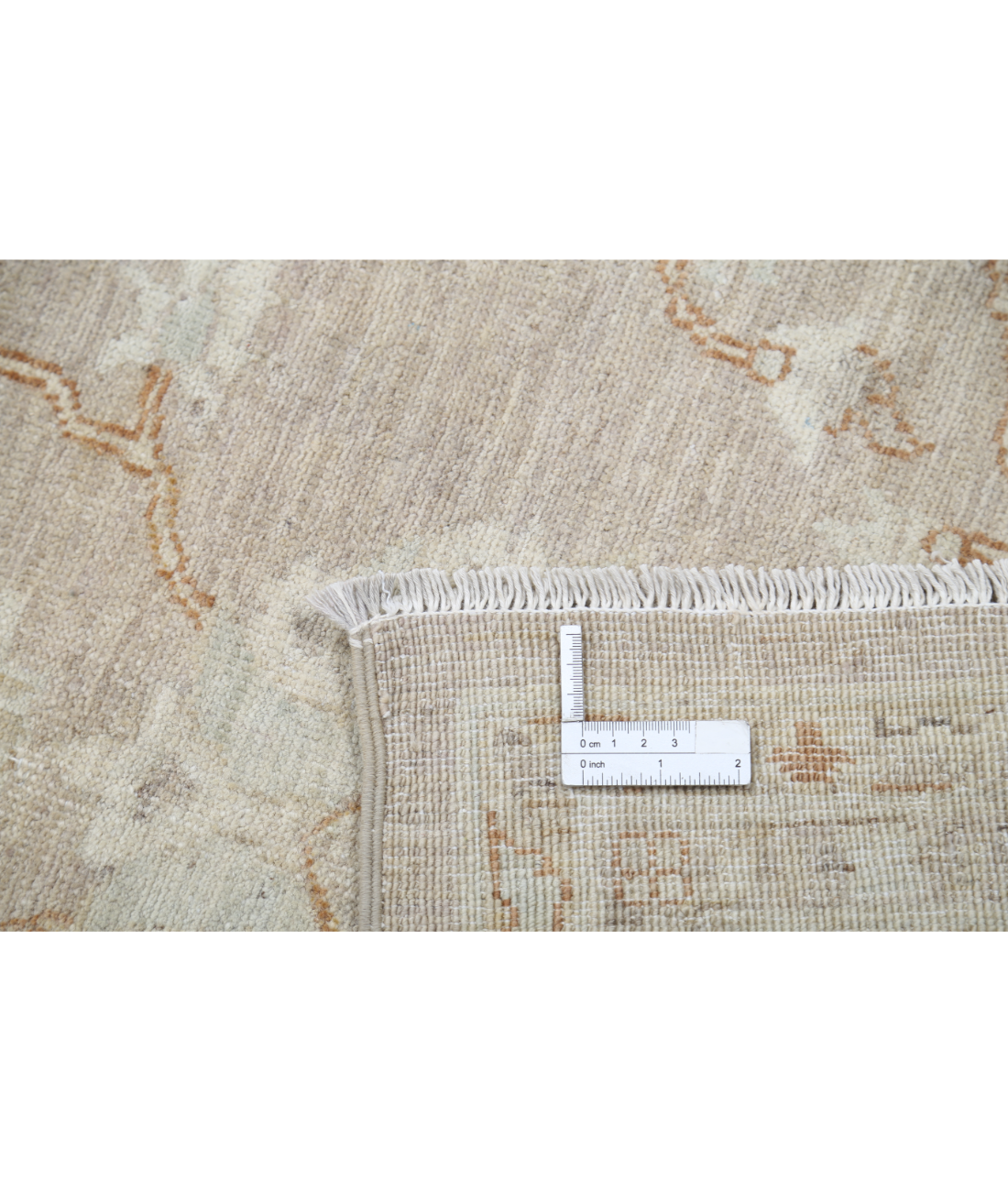 Hand Knotted Serenity Wool Rug 8' 0" X 9' 11" 8' 0" X 9' 11" (244 X 302) / Brown / Ivory