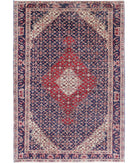 Shirvan 3'11'' X 5'10'' Hand-Knotted Wool Rug 3'11'' x 5'10'' (118 X 175) / Blue / Red