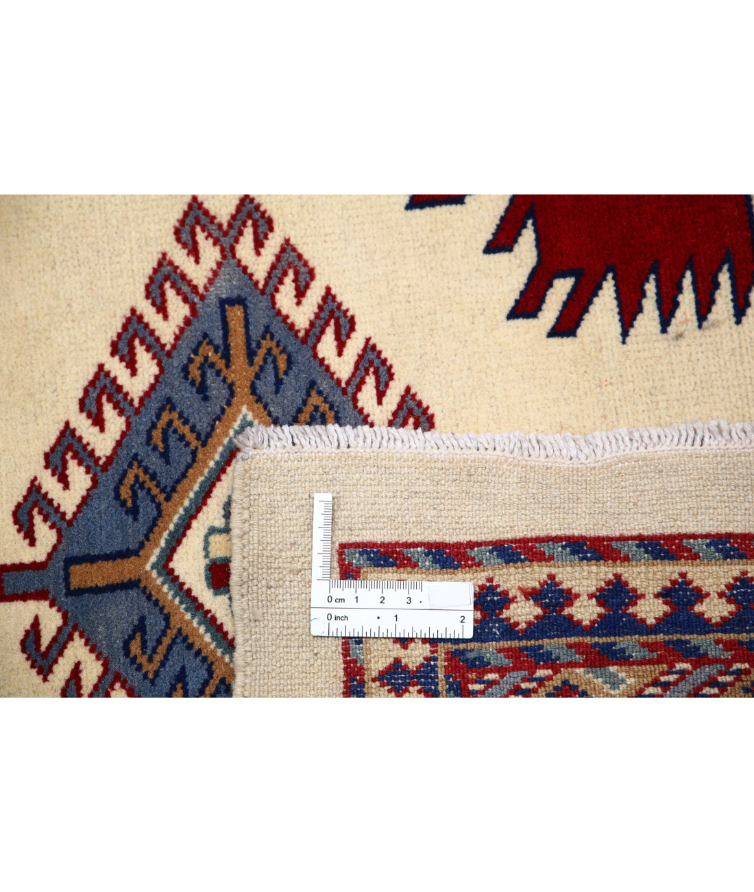 Shirvan 7'0'' X 9'10'' Hand-Knotted Wool Rug 7'0'' x 9'10'' (210 X 295) / Ivory / Red