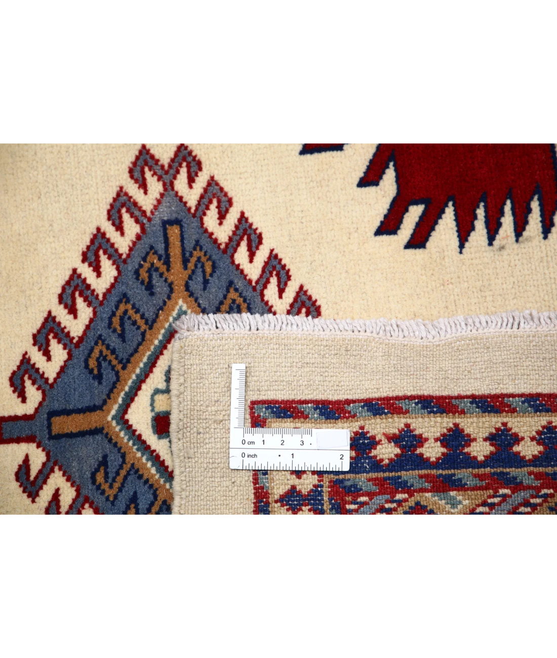 Shirvan 7'0'' X 9'10'' Hand-Knotted Wool Rug 7'0'' x 9'10'' (210 X 295) / Ivory / Red