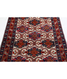 Shirvan 3'6'' X 5'5'' Hand-Knotted Wool Rug 3'6'' x 5'5'' (105 X 163) / Ivory / Red