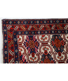 Shirvan 3'6'' X 5'5'' Hand-Knotted Wool Rug 3'6'' x 5'5'' (105 X 163) / Ivory / Red