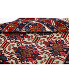 Shirvan 3'6'' X 5'5'' Hand-Knotted Wool Rug 3'6'' x 5'5'' (105 X 163) / Ivory / Red