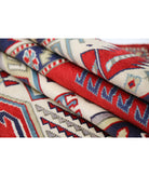 Shirvan 5'2'' X 7'6'' Hand-Knotted Wool Rug 5'2'' x 7'6'' (155 X 225) / Red / Ivory