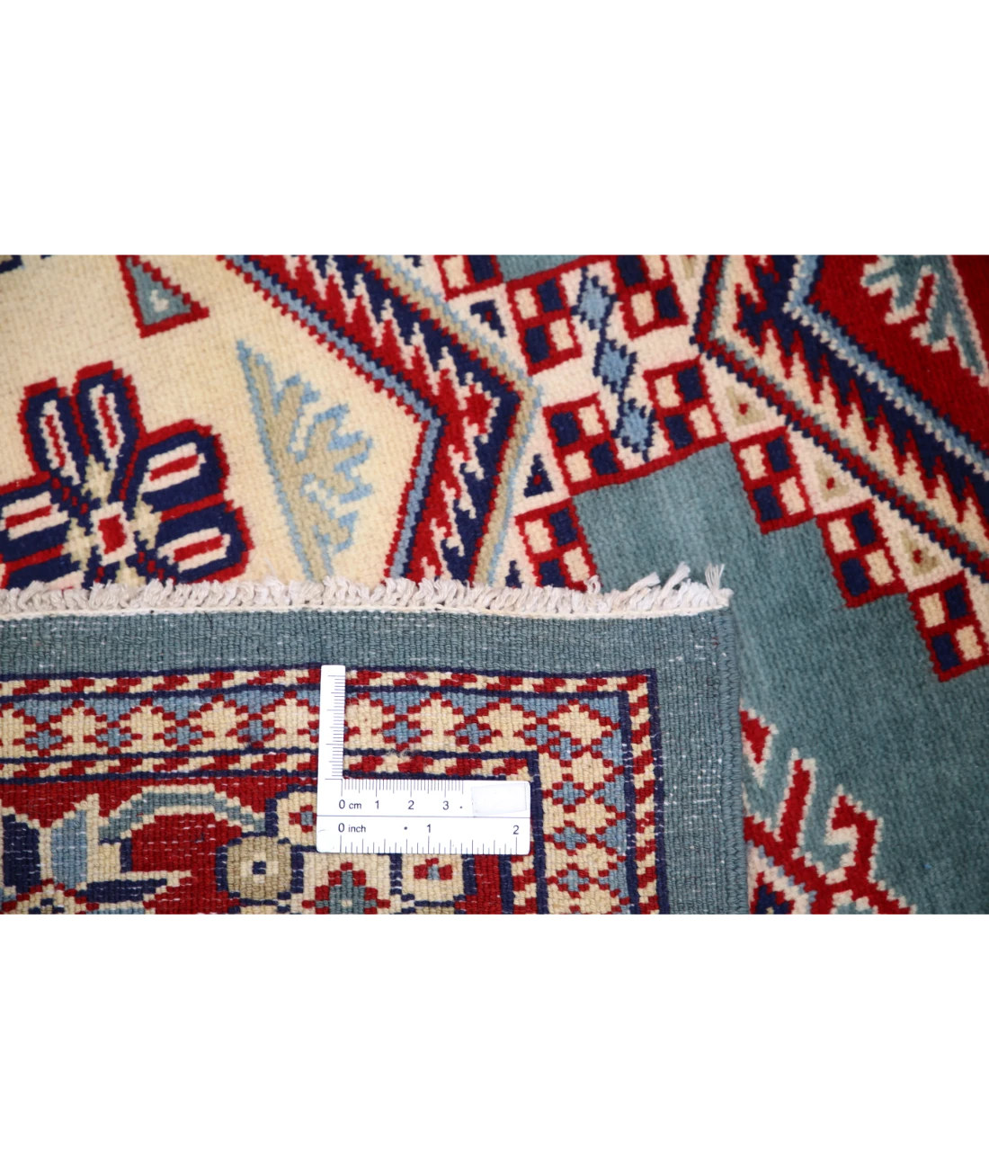 Shirvan 3'4'' X 4'10'' Hand-Knotted Wool Rug 3'4'' x 4'10'' (100 X 145) / Blue / Red