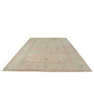 Sultanabad 9'8'' X 12'7'' Hand-Knotted Wool Rug 9'8'' x 12'7'' (290 X 378) / Ivory / Green