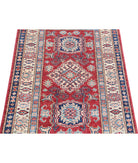Kazak 2'8'' X 3'10'' Hand-Knotted Wool Rug 2'8'' x 3'10'' (80 X 115) / Red / Ivory