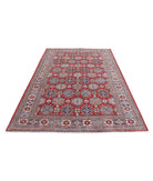 Kazak 5'4'' X 8'2'' Hand-Knotted Wool Rug 5'4'' x 8'2'' (160 X 245) / Red / Ivory