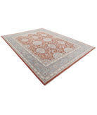 Tabriz 8'11'' X 12'1'' Hand-Knotted Wool Rug 8'11'' x 12'1'' (268 X 363) / Red / Blue