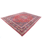 Tabriz 9'7'' X 12'8'' Hand-Knotted Wool Rug 9'7'' x 12'8'' (288 X 380) / Red / Blue