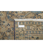 Tabriz 10'7'' X 15'3'' Hand-Knotted Wool Rug 10'7'' x 15'3'' (318 X 458) / Taupe / Blue