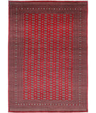 Bokhara 12' 0" X 17' 5" Hand-Knotted Wool Rug 12' 0" X 17' 5" (366 X 531) / Red / Black