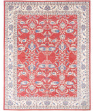Kazak 12' 1" X 15' 3" Hand-Knotted Wool Rug 12' 1" X 15' 3" (368 X 465) / Red / Ivory