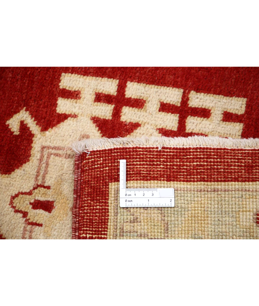 Kazak 8' 11" X 11' 9" Hand-Knotted Wool Rug 8' 11" X 11' 9" (272 X 358) / Red / Ivory