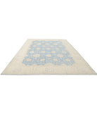 Kazak 9' 7" X 13' 4" Hand-Knotted Wool Rug 9' 7" X 13' 4" (292 X 406) / Blue / Ivory