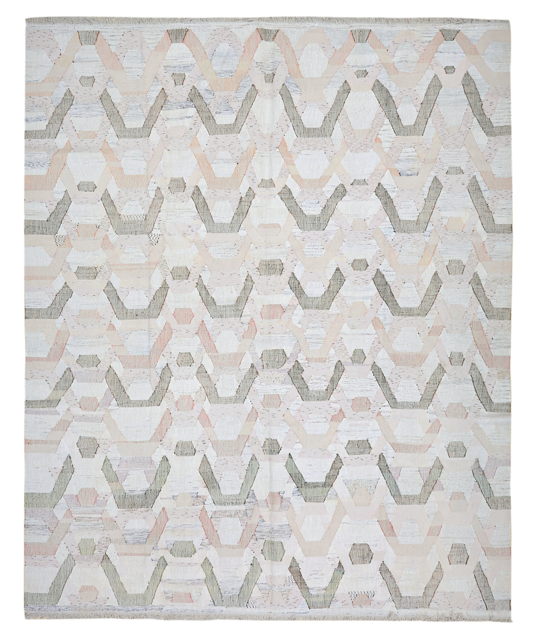 Lily 12' 0" X 14' 8" Hand-Knotted Cotton Kilim 12' 0" X 14' 8" (366 X 447) / Multi / Multi