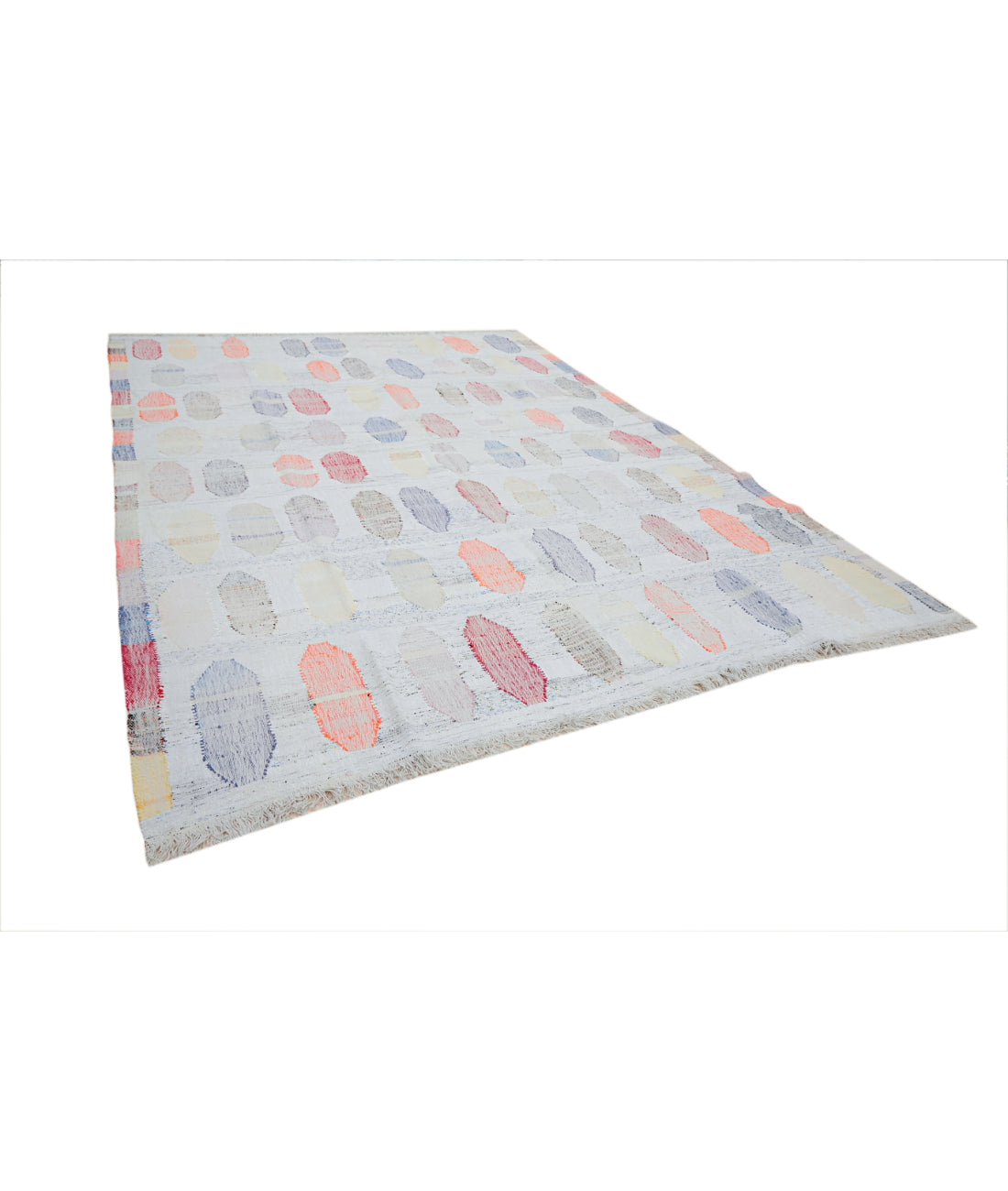 Lily 10' 0" X 13' 5" Hand-Knotted Cotton Kilim 10' 0" X 13' 5" (305 X 409) / Multi / Multi