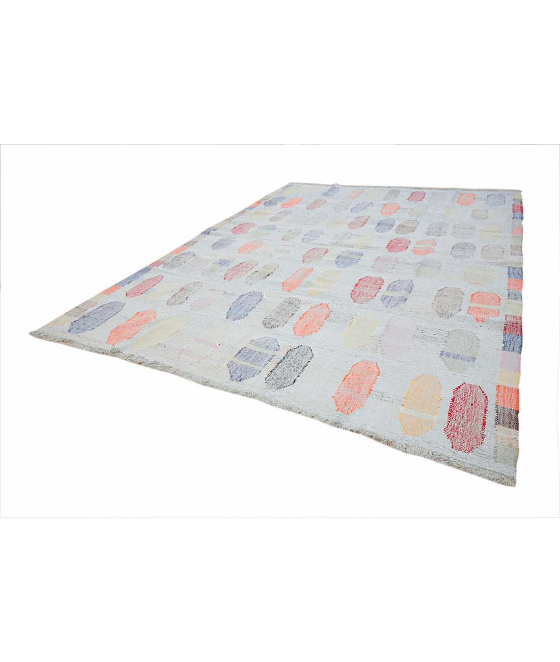 Lily 10' 0" X 13' 5" Hand-Knotted Cotton Kilim 10' 0" X 13' 5" (305 X 409) / Multi / Multi