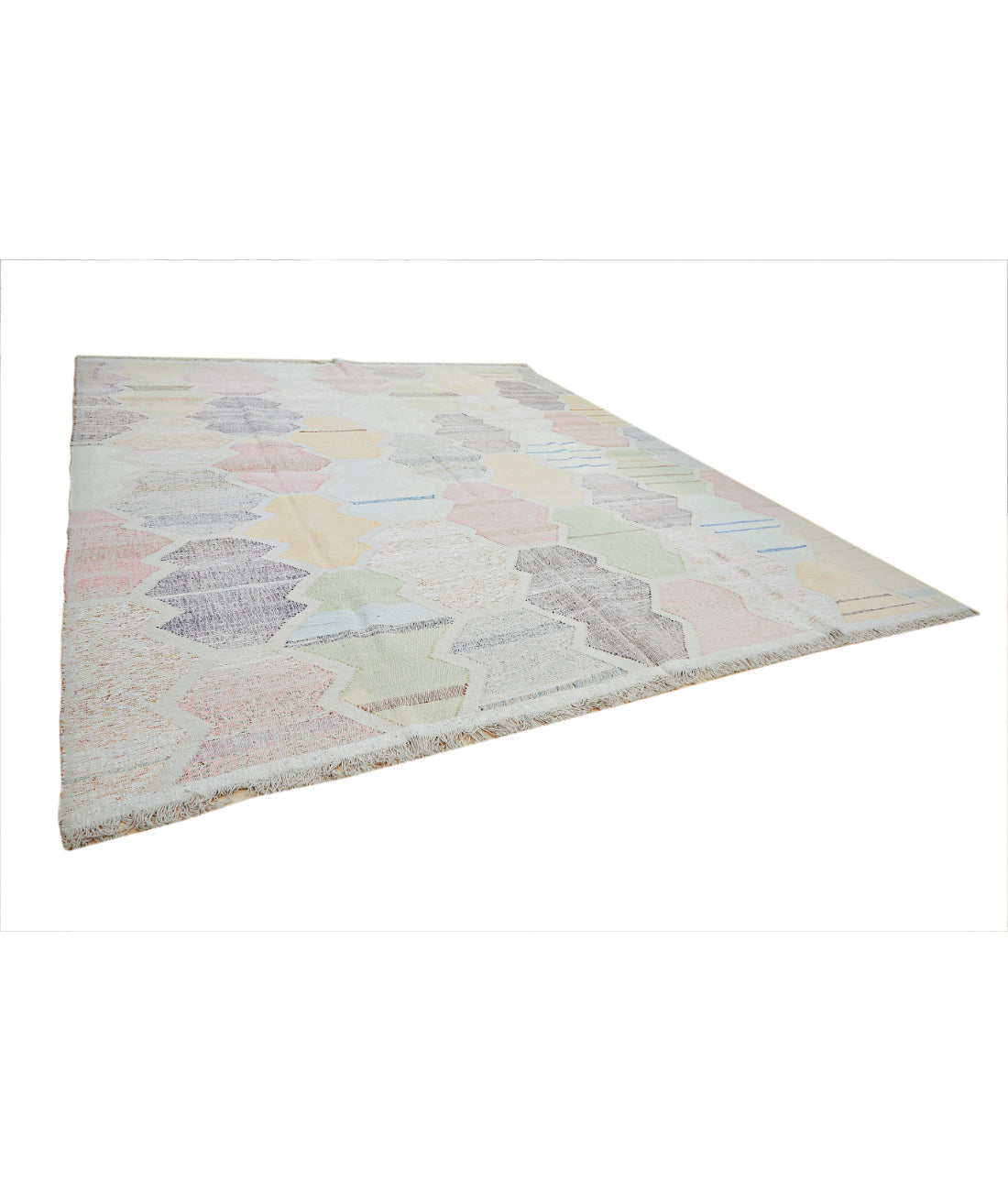 Lily 12' 1" X 14' 8" Hand-Knotted Cotton Kilim 12' 1" X 14' 8" (368 X 447) / Multi / Multi