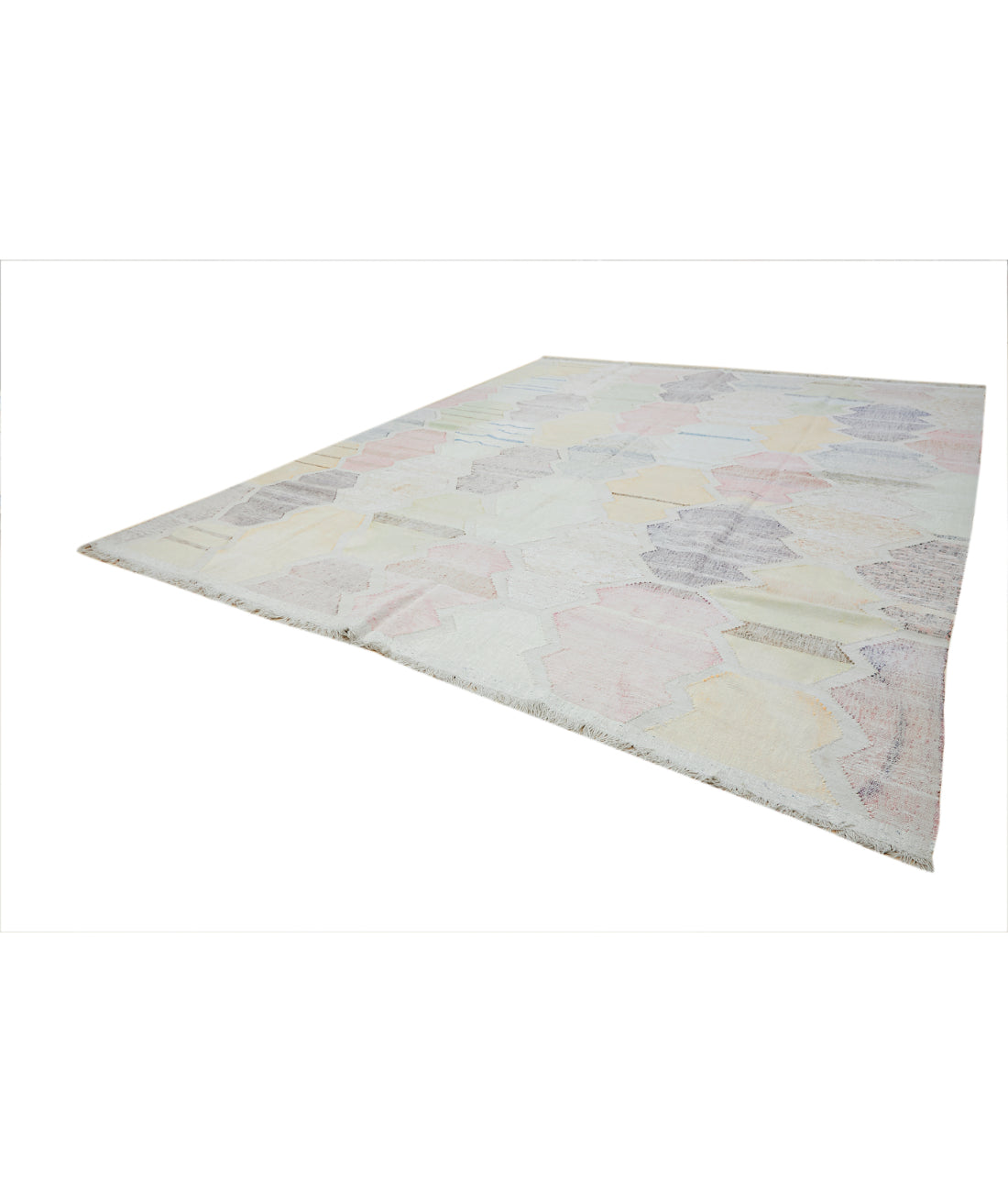 Lily 12' 1" X 14' 8" Hand-Knotted Cotton Kilim 12' 1" X 14' 8" (368 X 447) / Multi / Multi