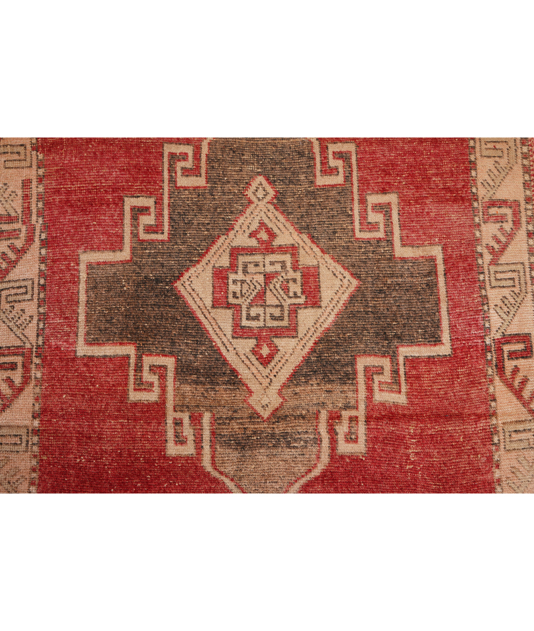 Anatolian 4' 3" X 12' 0" Hand-Knotted Wool Rug 4' 3" X 12' 0" (130 X 366) / Red / Pink