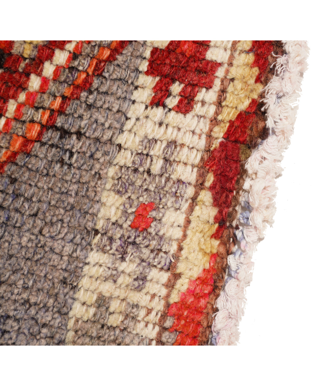 Herki 2' 11" X 10' 10" Hand-Knotted Wool Rug 2' 11" X 10' 10" (89 X 330) / Orange / Ivory