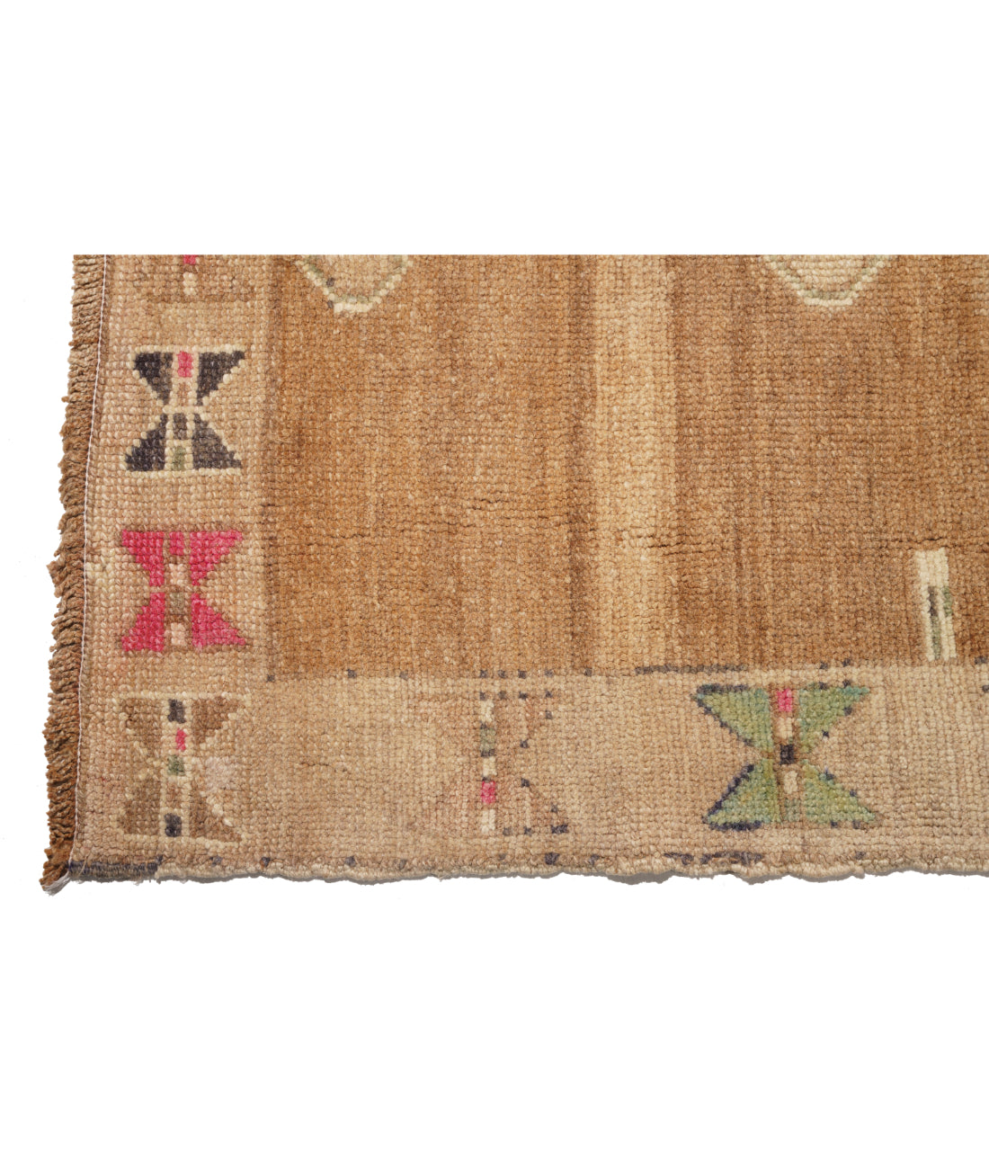 Anatolian 7' 2" X 13' 10" Hand-Knotted Wool Rug 7' 2" X 13' 10" (218 X 422) / Taupe / Ivory