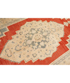 Anatolian 6' 5" X 11' 8" Hand-Knotted Wool Rug 6' 5" X 11' 8" (196 X 356) / Red / Taupe