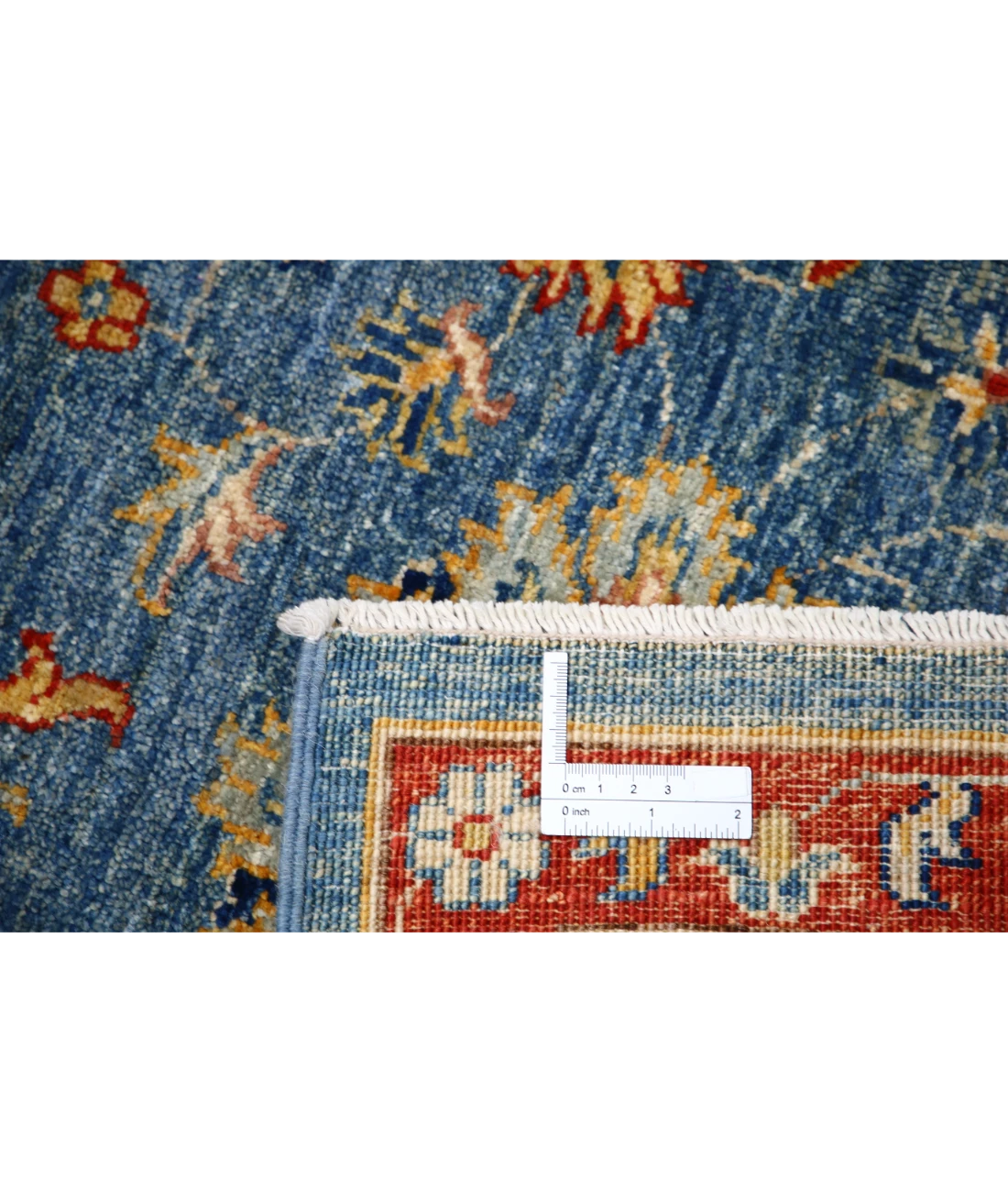 Ziegler 5'7'' X 8'2'' Hand-Knotted Wool Rug 5'7'' x 8'2'' (168 X 245) / Blue / Grey