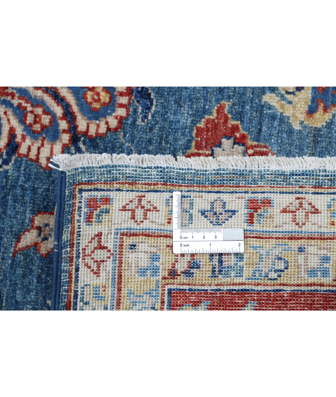 Ziegler 5'4'' X 7'9'' Hand-Knotted Wool Rug 5'4'' x 7'9'' (160 X 233) / Blue / Red