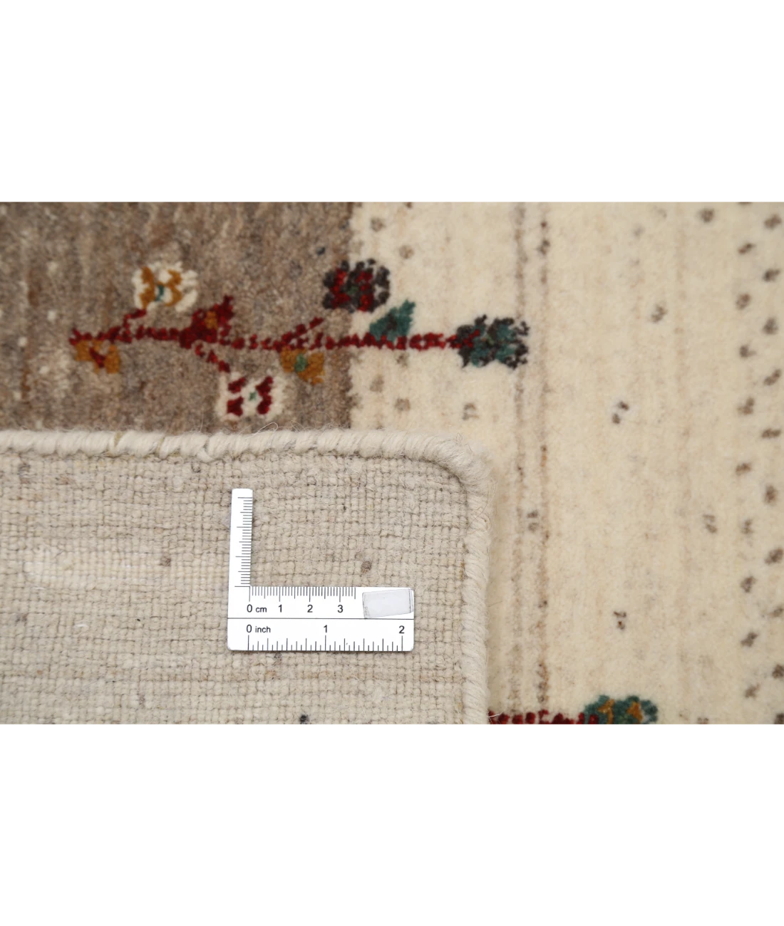 Hand Made Lori Wool Rug 4' 6" X 6' 3" 4' 6" X 6' 3" (137 X 191) / Ivory / Ivory