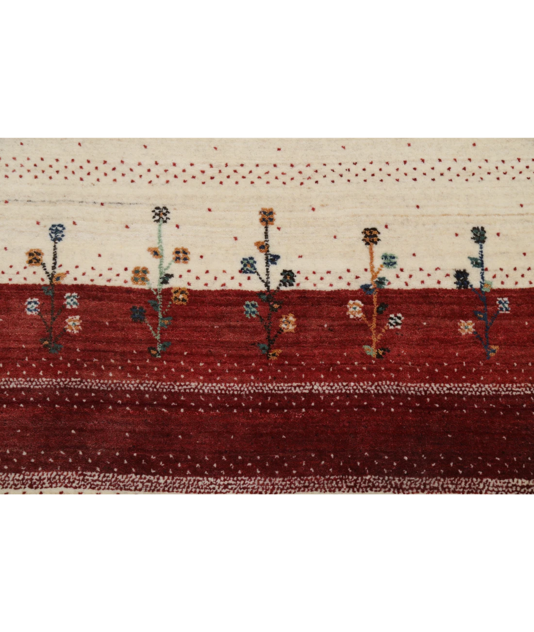 Hand Made Lori Wool Rug 4' 6" X 6' 6" 4' 6" X 6' 6" (137 X 198) / Ivory / Ivory