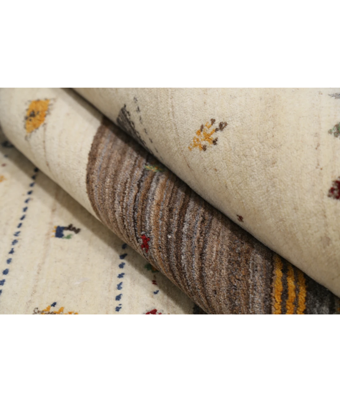 Hand Made Lori Wool Rug 8' 3" X 11' 5" 8' 3" X 11' 5" (251 X 348) / Ivory / Ivory