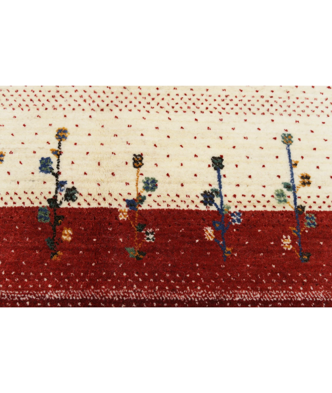 Hand Made Lori Wool Rug 4' 9" X 6' 6" 4' 9" X 6' 6" (145 X 198) / Ivory / Ivory