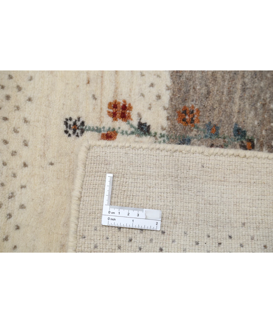Hand Made Lori Wool Rug 4' 6" X 6' 5" 4' 6" X 6' 5" (137 X 196) / Ivory / Ivory