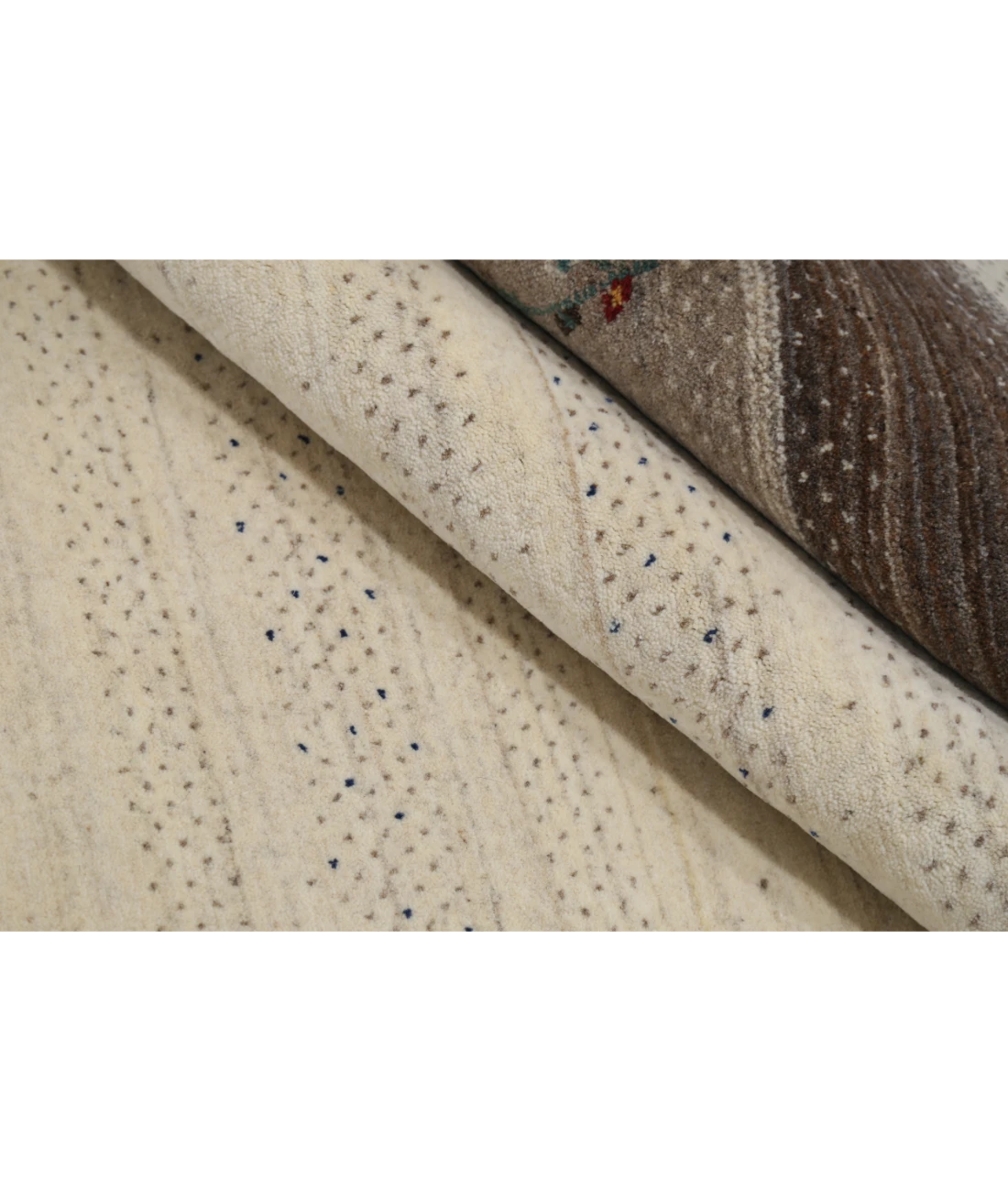 Hand Made Lori Wool Rug 5' 3" X 7' 7" 5' 3" X 7' 7" (160 X 231) / Ivory / Ivory