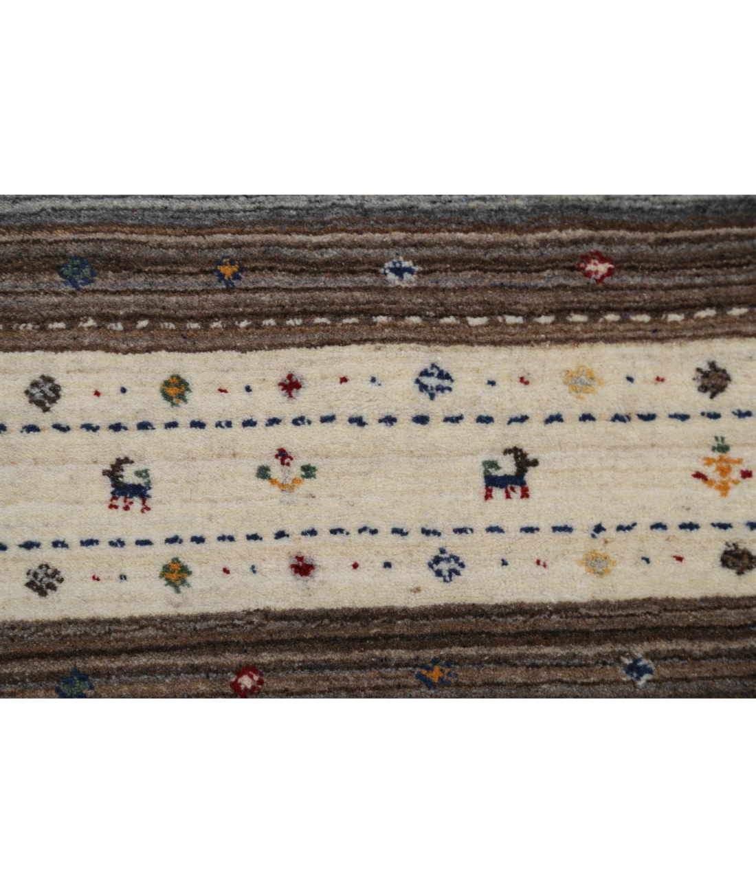 Hand Made Lori Wool Rug 4' 0" X 5' 10" 4' 0" X 5' 10" (122 X 178) / Ivory / Ivory